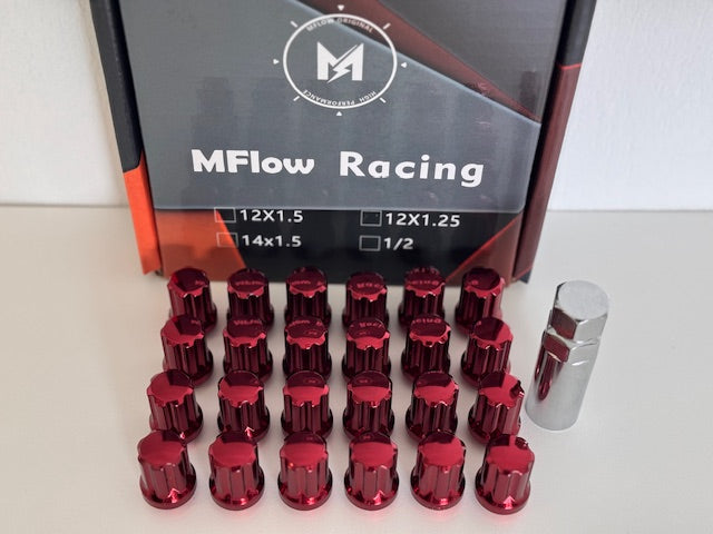 MFLOW 7 SPLINE 14X1.5 L35mm HEX 3/4 24+KEY Conical --Red
