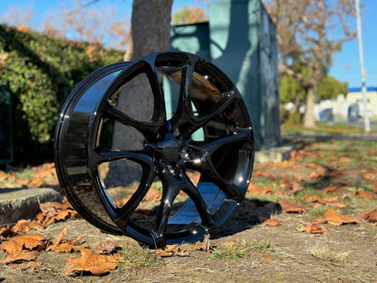 JP3 20x9 5x127 +34 71.5 Gloss Black (Jeep SRT Grand Cherokee Wrangler)