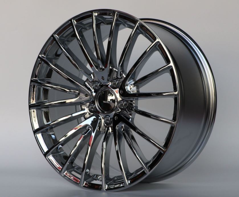 MB4 19x8.5/19x9.5 5x112 +35/+40 PVD Chrome (Set of 4)