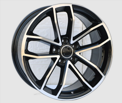 W603 Black Mahined Face 20x9.0 ET35 5x112 CB66.6