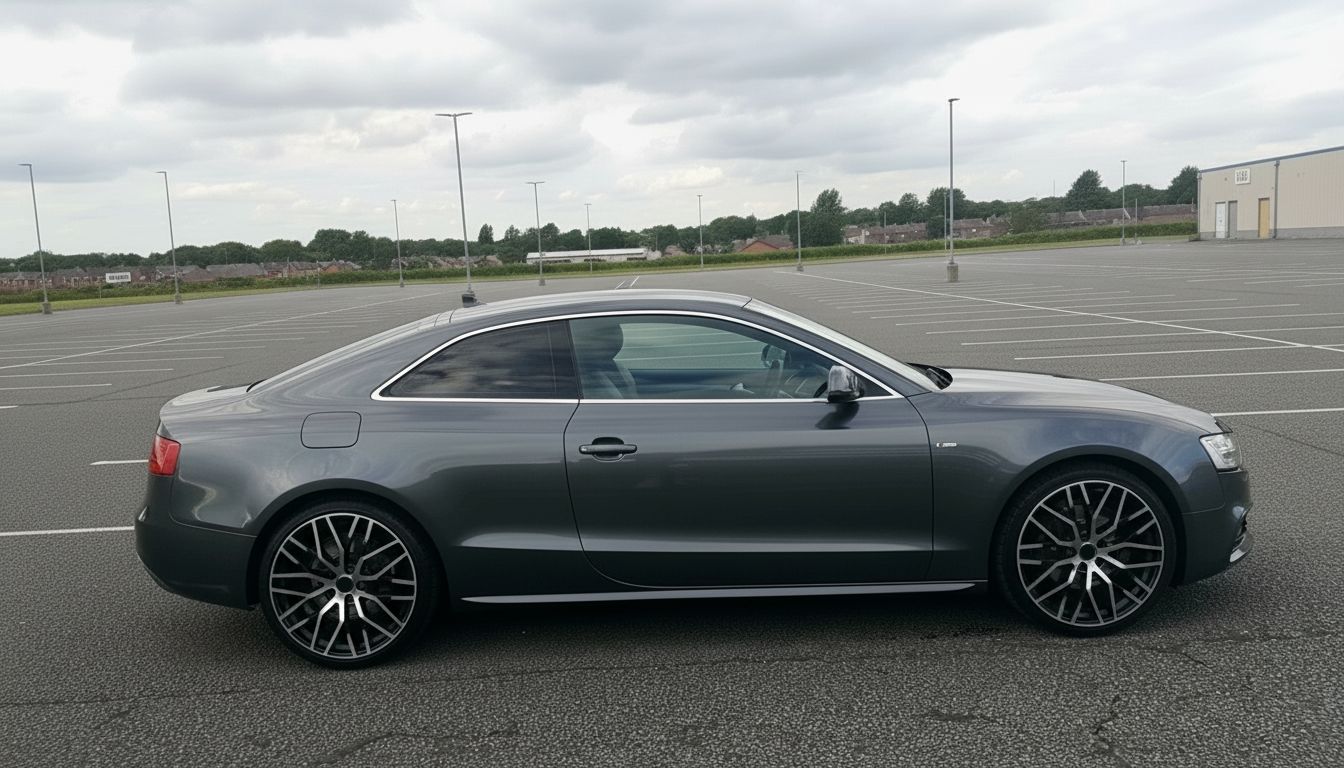 AU1 20x9.0 5x112 +40 66.6 Black Machined Face