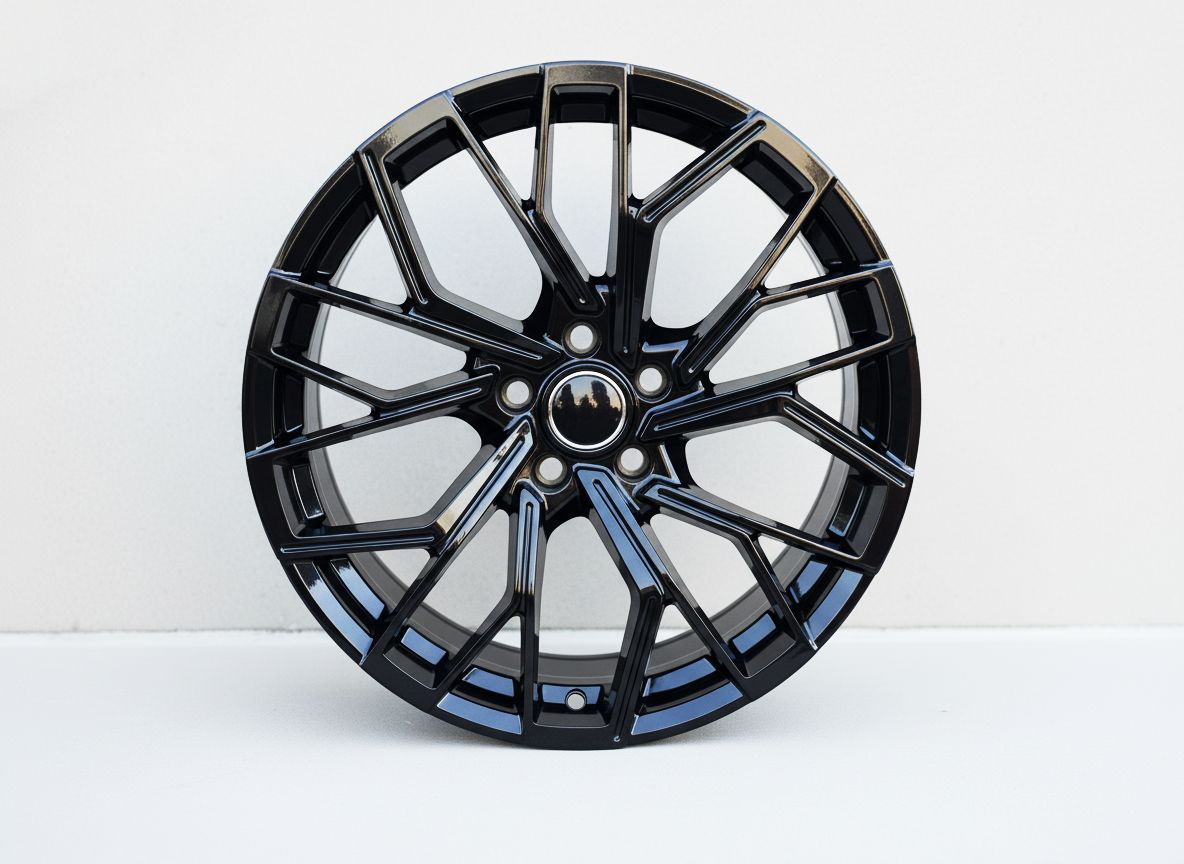 AU18 18x8 5x112 +35 66.6 Gloss Black