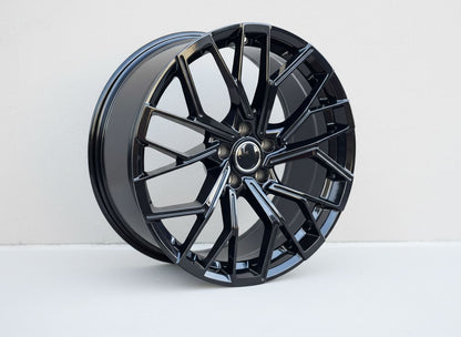 AU18 18x8 5x112 +35 66.6 Gloss Black