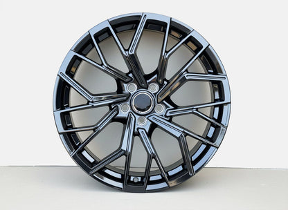 AU18 18x8 5x112 +35 66.6 Gloss Black