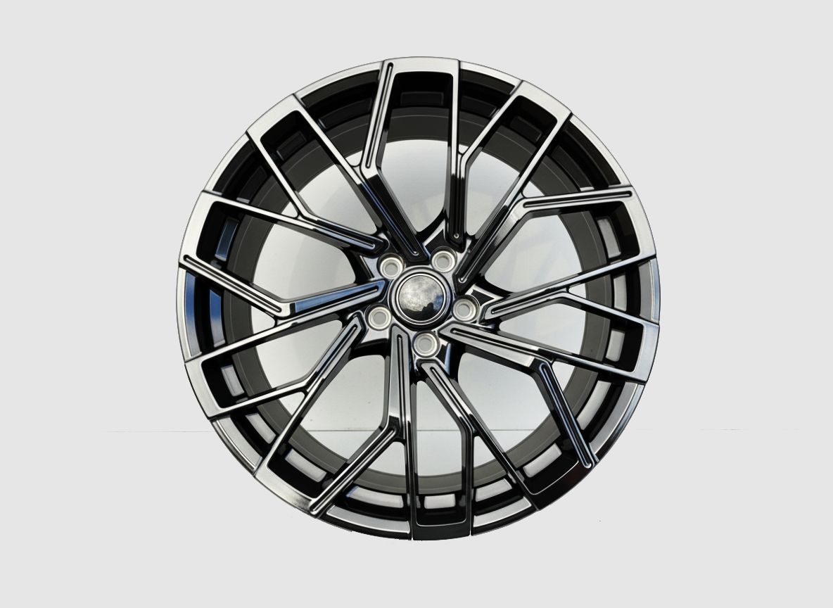 AU18 18x8 5x112 +35 66.6 Gloss Black
