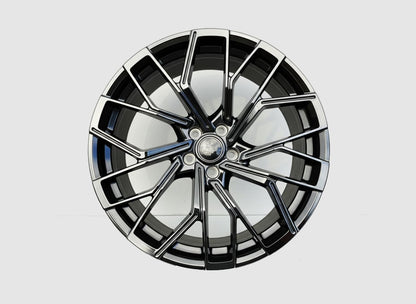 AU18 18x8 5x112 +35 66.6 Gloss Black