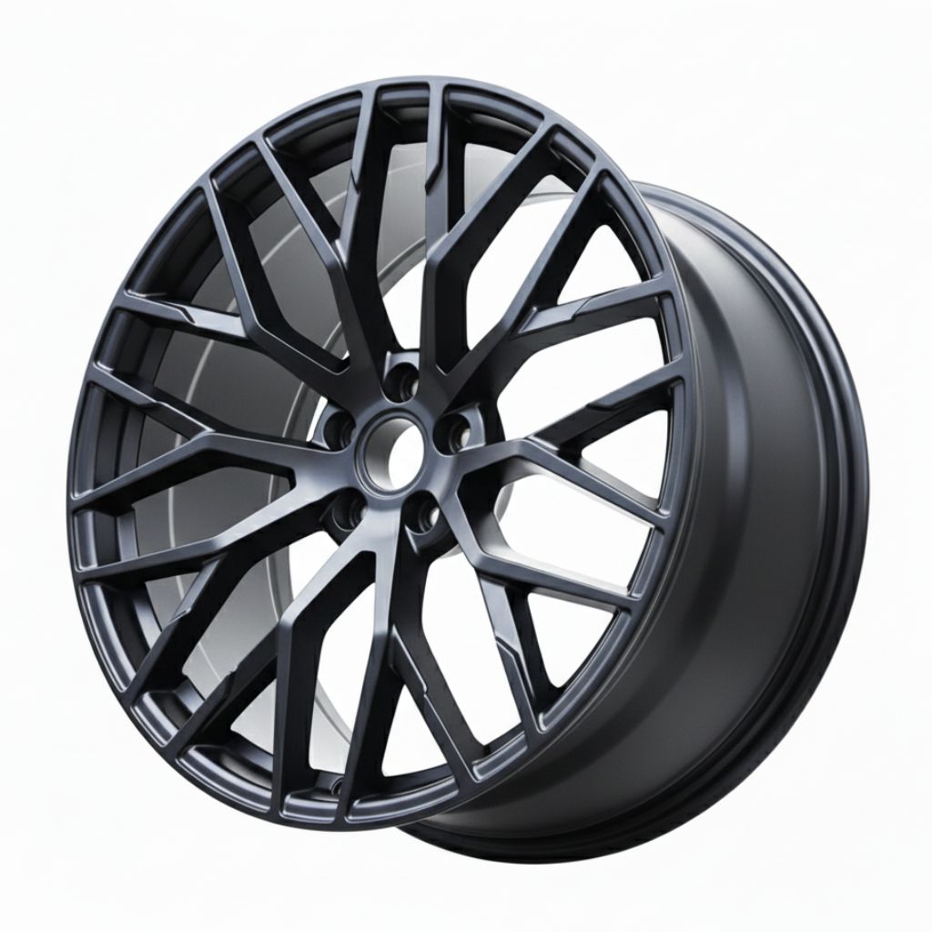 AU1 19X8.5 5X112 +35 66.6 Full Gloss Black