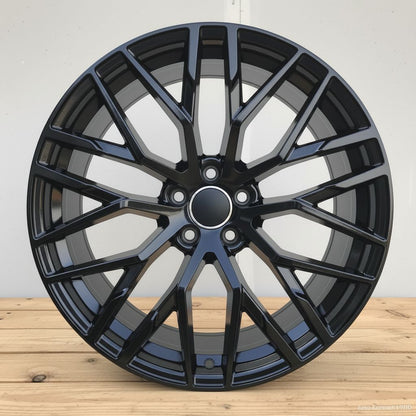 AU1 19X8.5 5X112 +35 66.6 Full Gloss Black