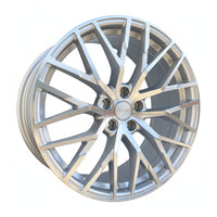 AU1 19x8.5 5x112 +32 66.6 Silver Machined Face