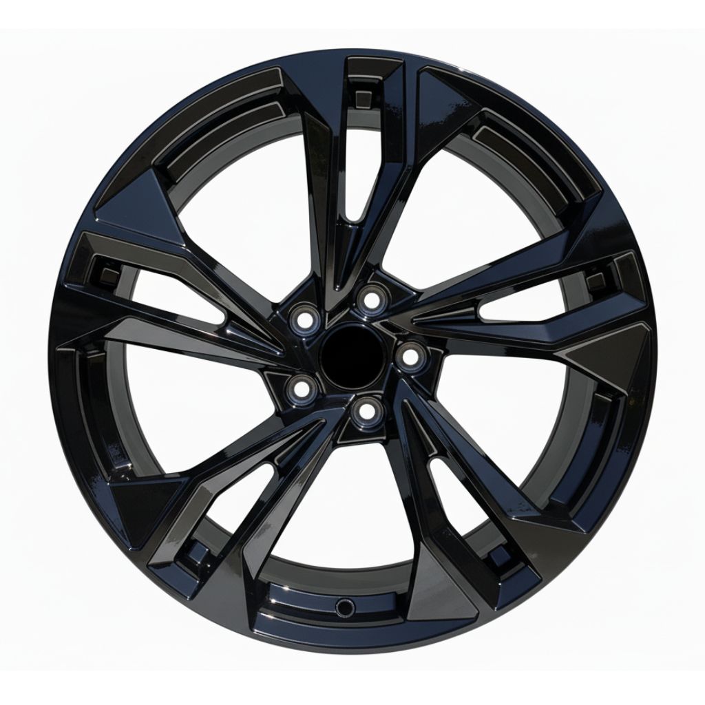 AU12 19x8.5 5x112 +40 66.6 Gloss Black