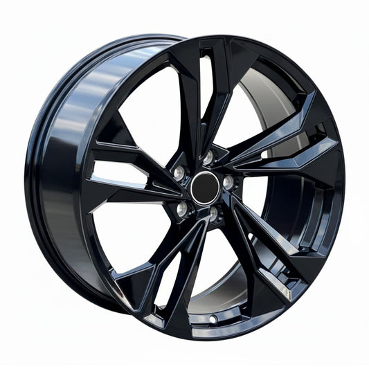 AU12 19x8.5 5x112 +32 66.6 Gloss Black