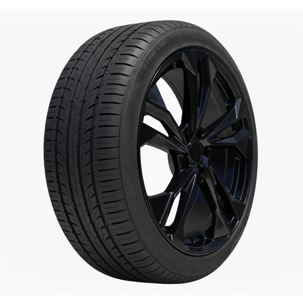 AU12 19x8.5 5x112 +40 66.6 Gloss Black