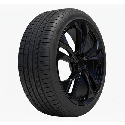 AU12 19x8.5 5x112 +40 66.6 Gloss Black