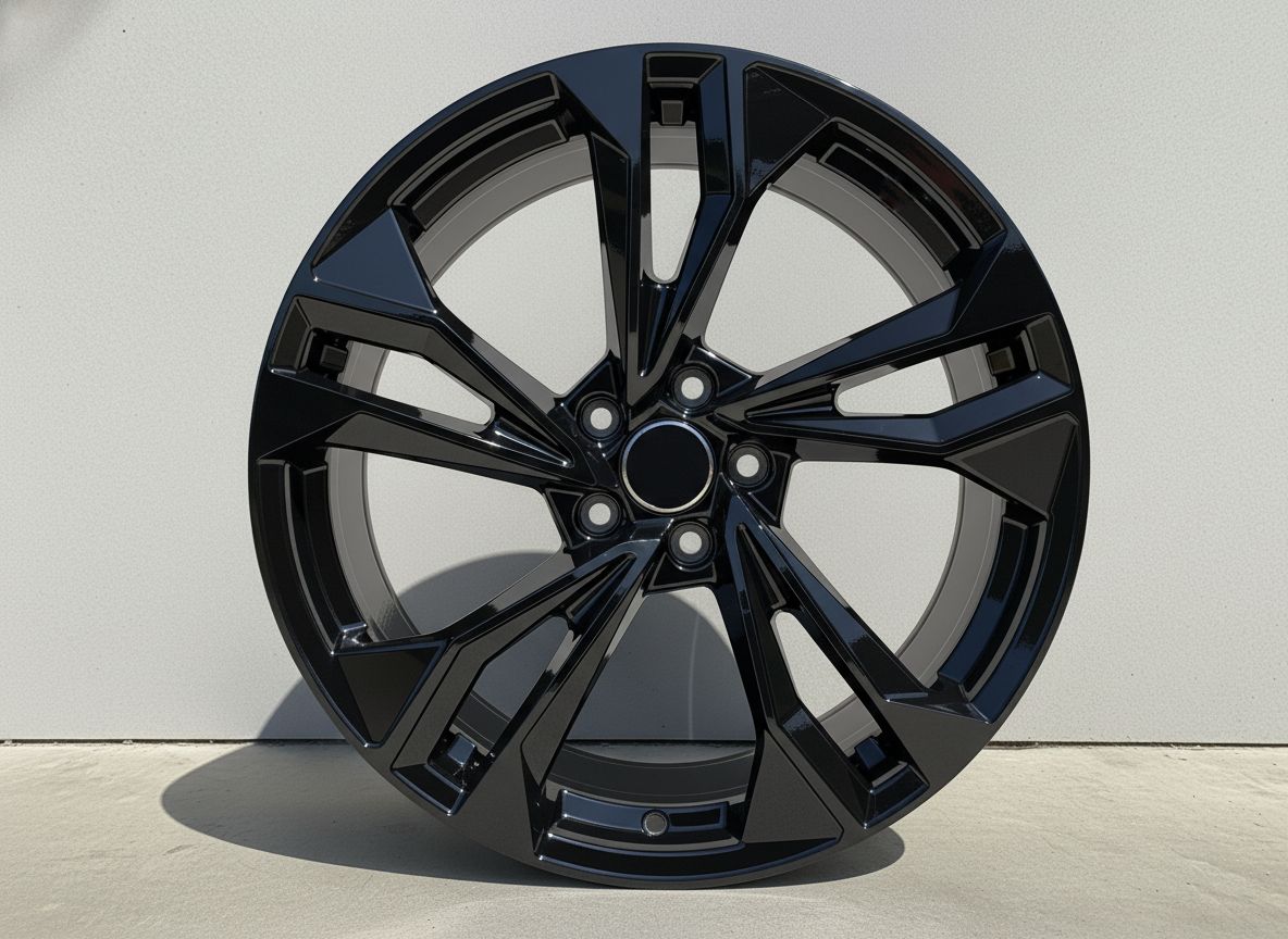 AU12 19x8.5 5x112 +40 66.6 Gloss Black