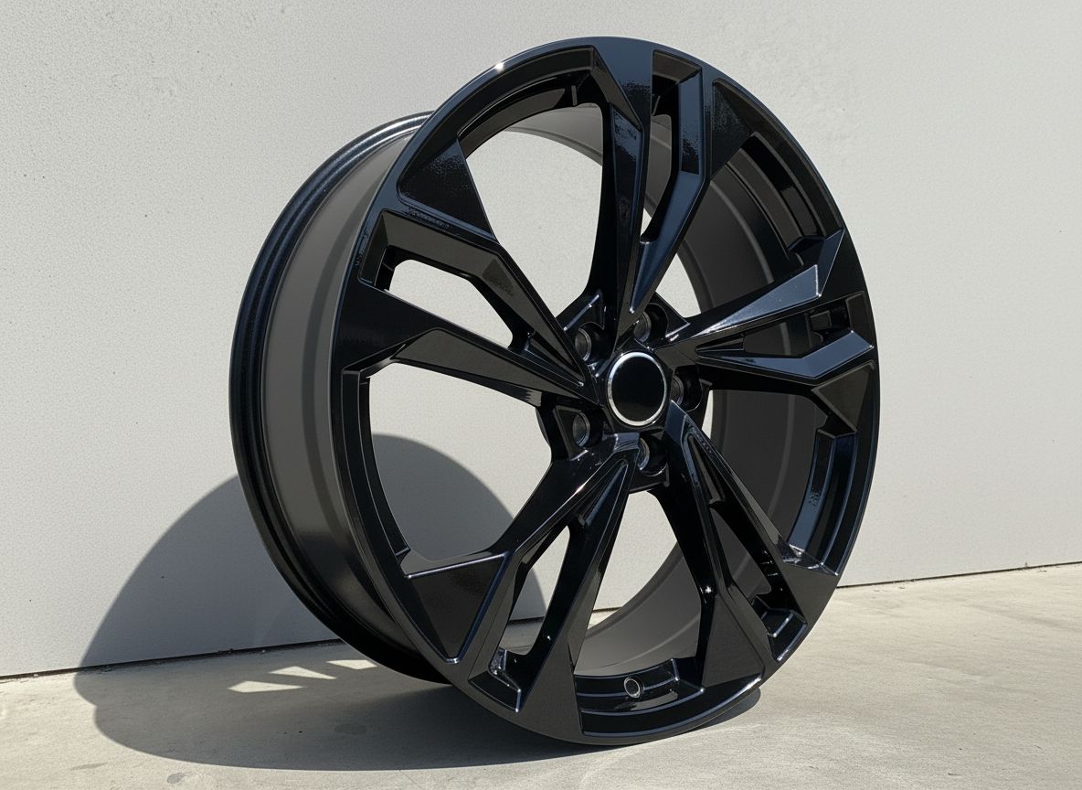 AU12 19x8.5 5x112 +40 66.6 Gloss Black