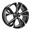 AU14 20x9 5x112 +32 66.6 Black Machined Face