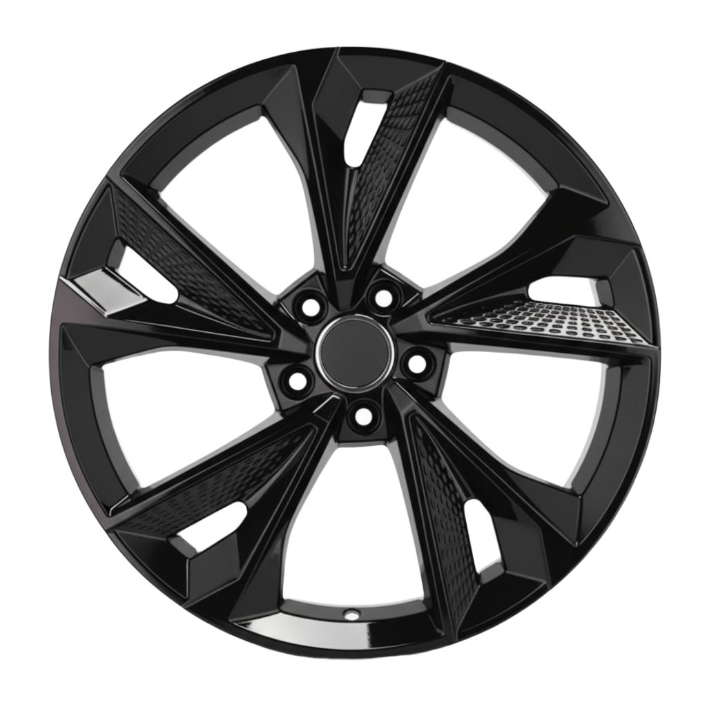 AU14 20x9 5x112 +32 66.6 Gloss Black