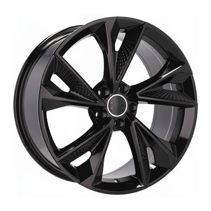 AU14 20x9 5x112 +32 66.6 Gloss Black