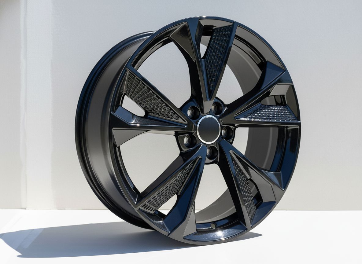 AU14 20x9 5x112 +32 66.6 Gloss Black