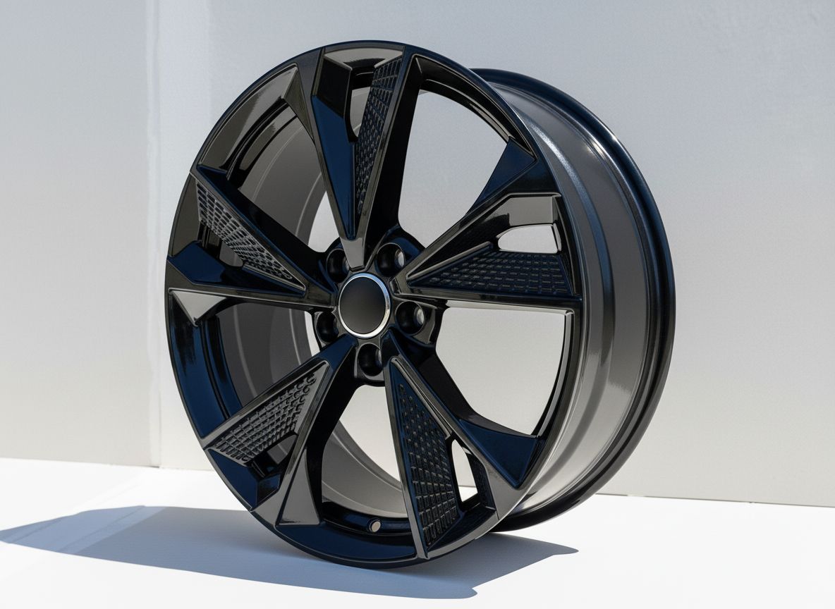 AU14 20x9 5x112 +32 66.6 Gloss Black