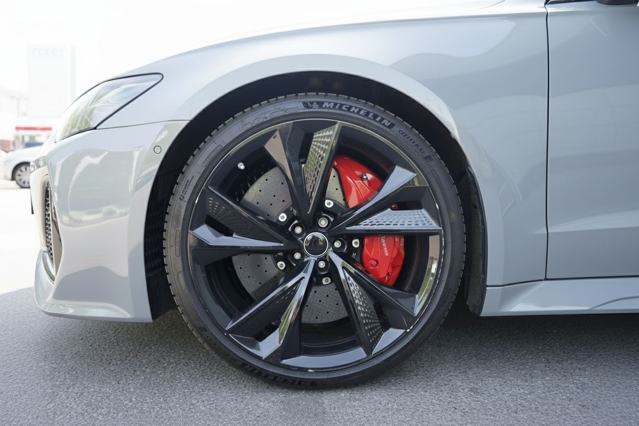 AU14 20x9 5x112 +32 66.6 Gloss Black