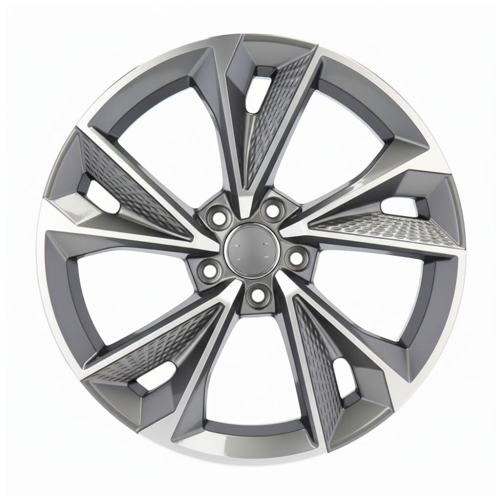 AU14 19x8.5 5x112 +32 66.6 Gunmetal Machined Face