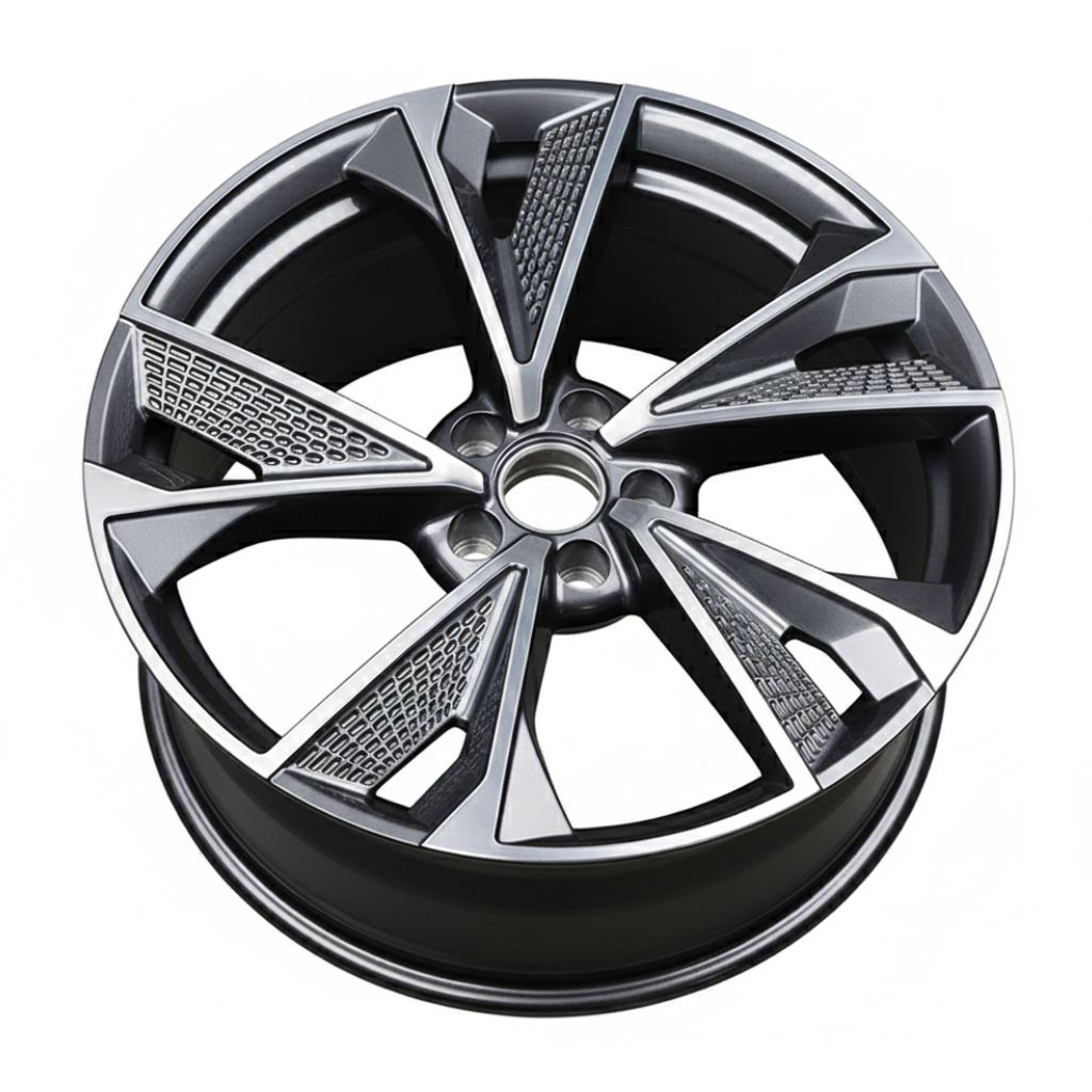 AU14 19x8.5 5x112 +32 66.6 Gunmetal Machined Face