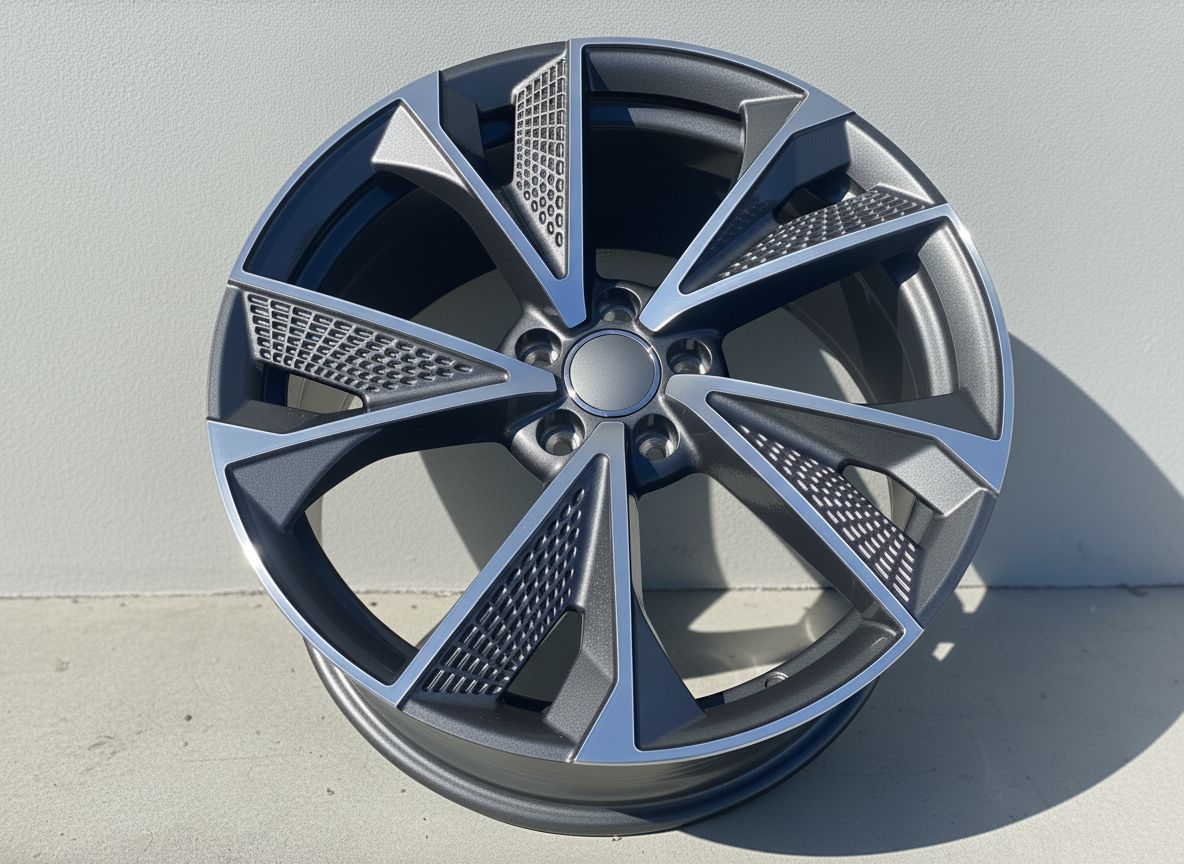AU14 19x8.5 5x112 +32 66.6 Gunmetal Machined Face
