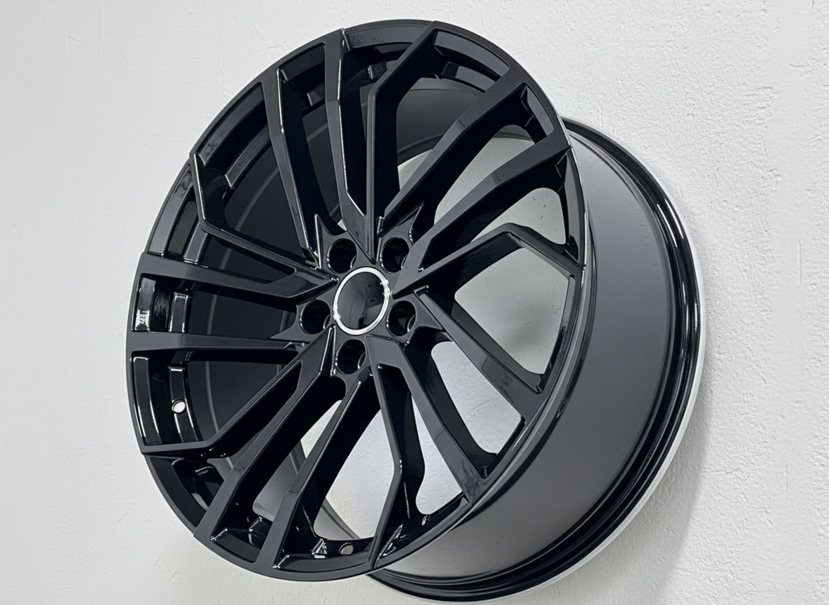 AU15 18x8 5x112 +35 66.6 Gloss Black