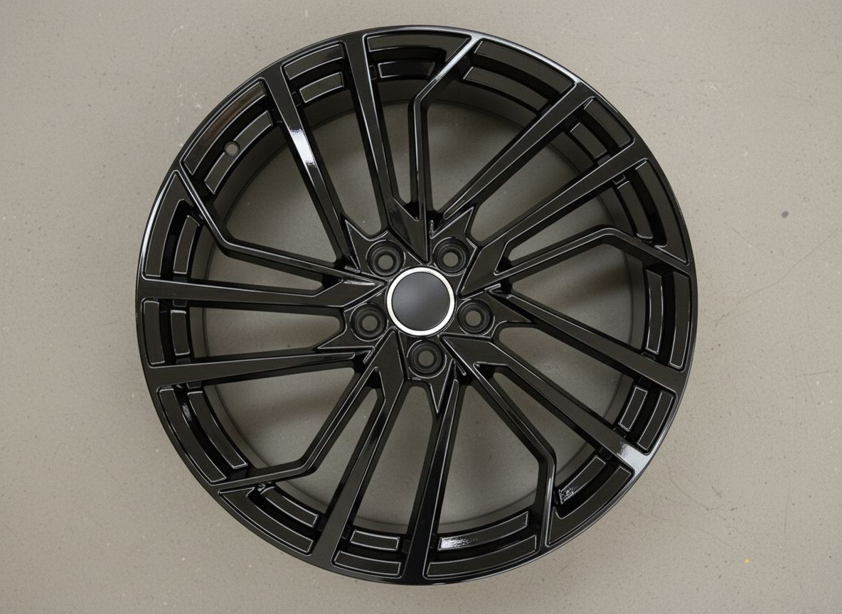 AU15 18x8 5x112 +35 66.6 Gloss Black