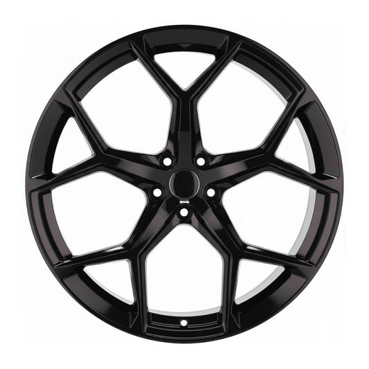 AU16 19x8.5 5x112 +32 66.6 Gloss Black