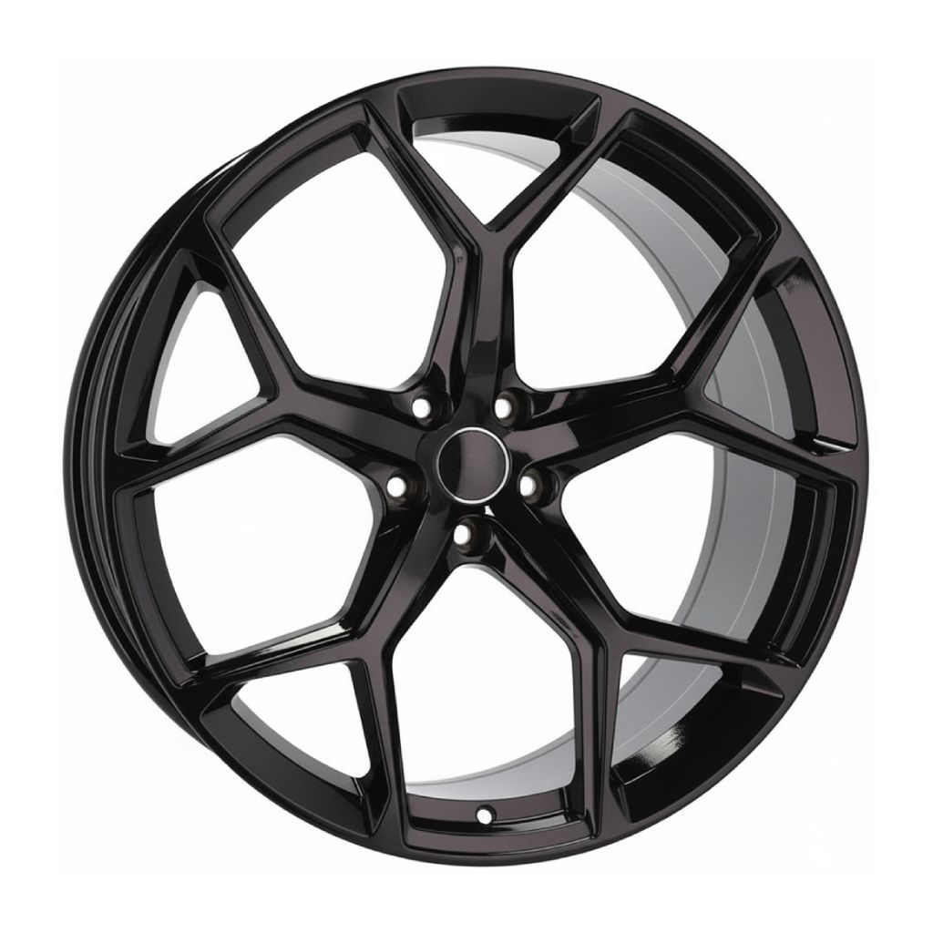 AU16 20x9 5x112 +32 66.6 Gloss Black