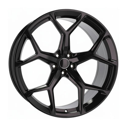 AU16 20x9 5x112 +32 66.6 Gloss Black