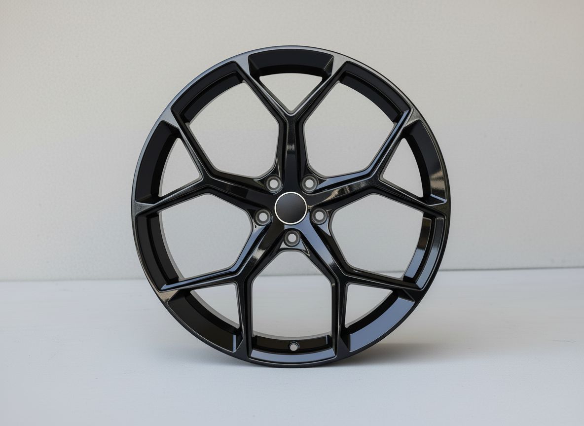 AU16 20x9 5x112 +32 66.6 Gloss Black