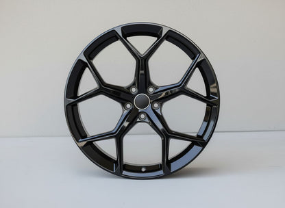 AU16 20x9 5x112 +32 66.6 Gloss Black