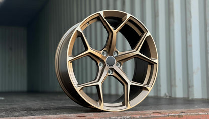 AU16 19x8.5 5x112 +32 66.6 Matte Bronze