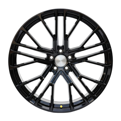 AU17 19x8.5 5x112 +32 66.6 Gloss Black