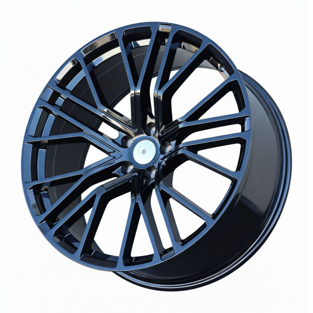 AU17 19x8.5 5x112 +32 66.6 Gloss Black