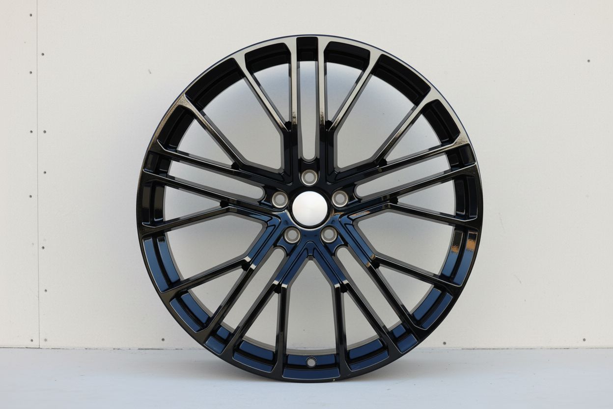 AU17 19x8.5 5x112 +32 66.6 Gloss Black
