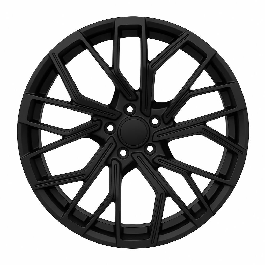 AU18 18x8 5x112 +35 66.6 Matte Black