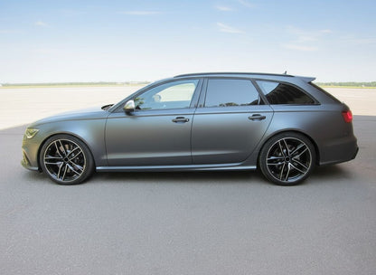 AU3 19x8.5 5X112 +35 66.6 Black Machined Face