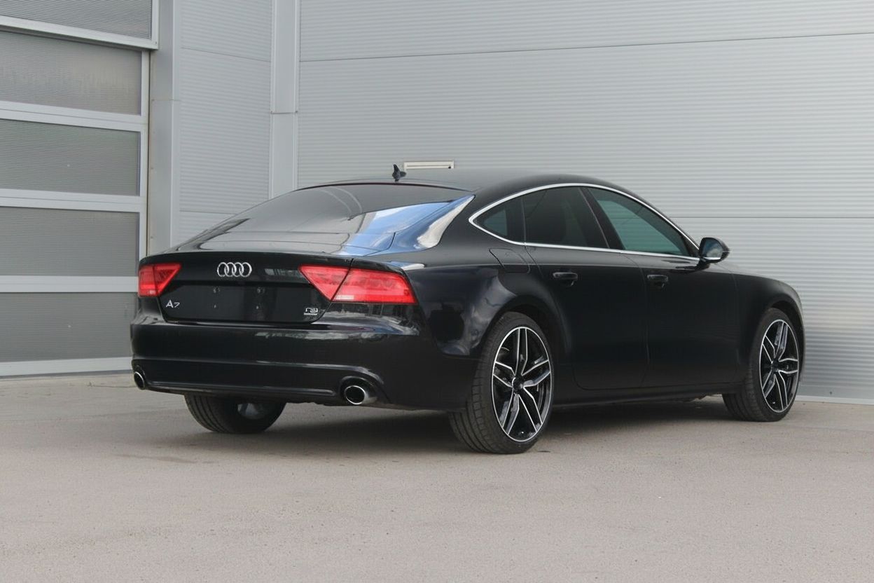 AU3 19x8.5 5X112 +35 66.6 Black Machined Face