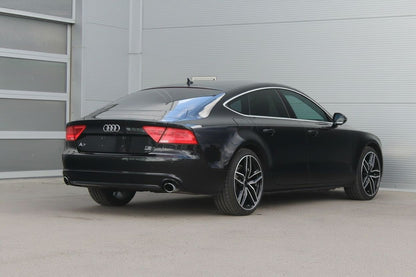 AU3 19x8.5 5X112 +35 66.6 Black Machined Face