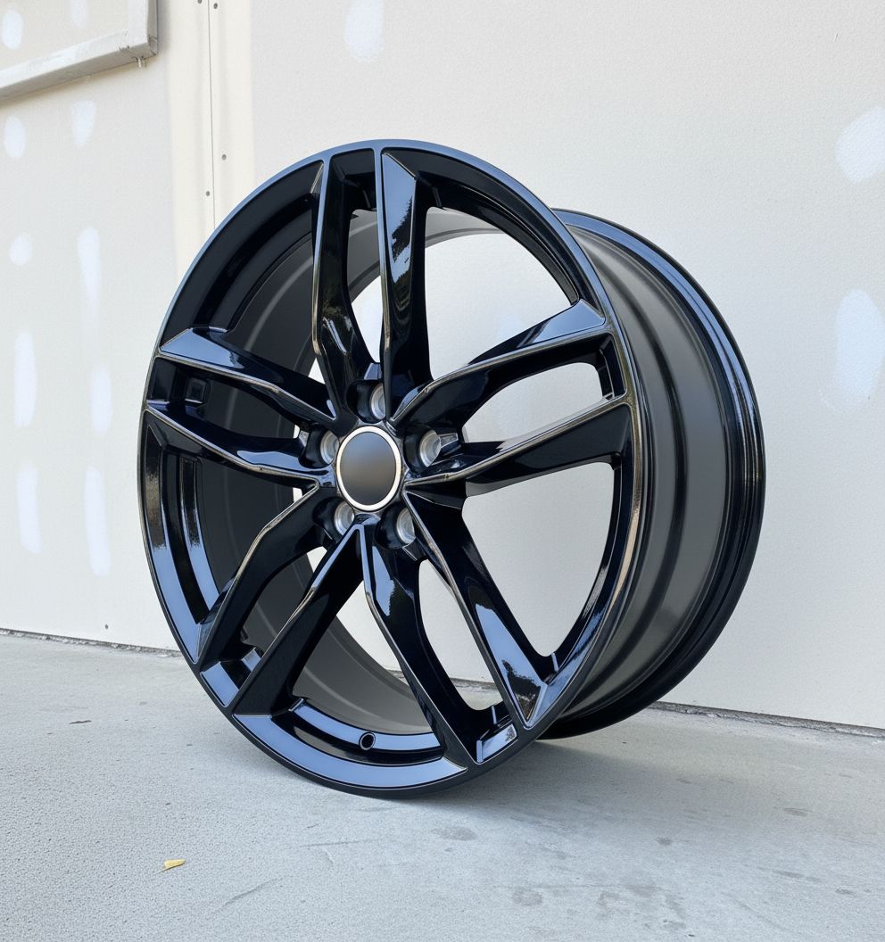 AU3 19X8.5 5X112 +35 66.6 Gloss Black
