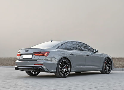 AU5 20X9 5X112 +35 66.6 Gloss Black Machined Face