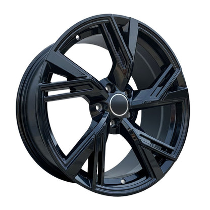 AU9 18X8 5X112 +35 66.6 GLOSS BLACK