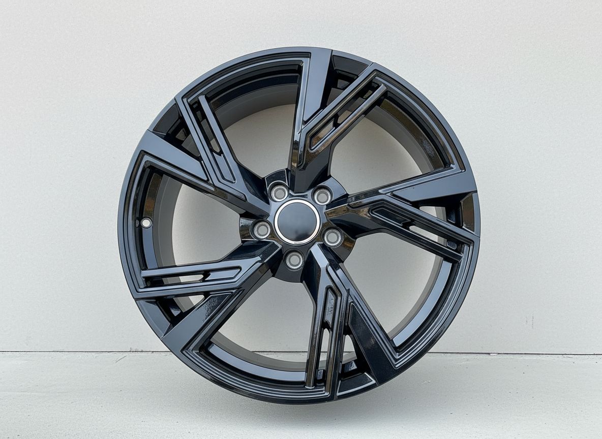 AU9 18X8 5X112 +35 66.6 GLOSS BLACK