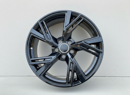 AU9 18X8 5X112 +35 66.6 GLOSS BLACK