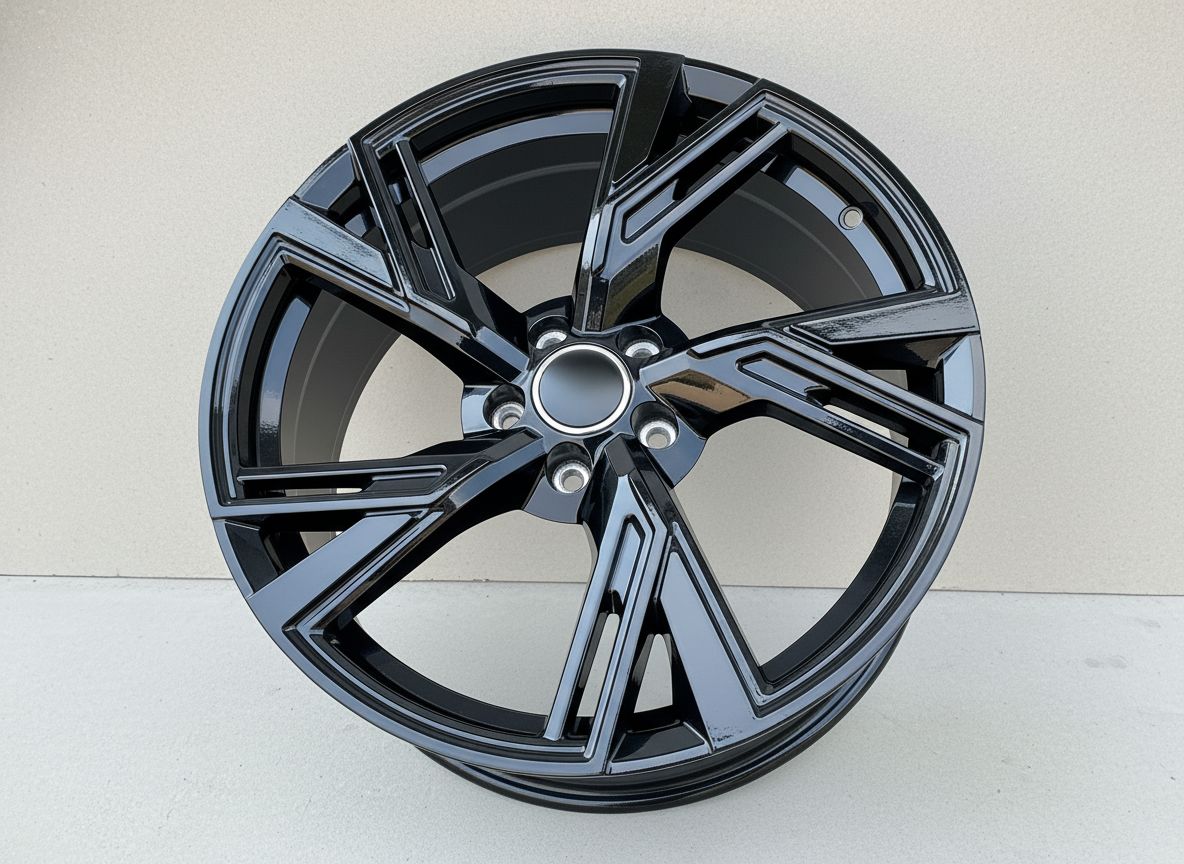AU9 18X8 5X112 +35 66.6 GLOSS BLACK