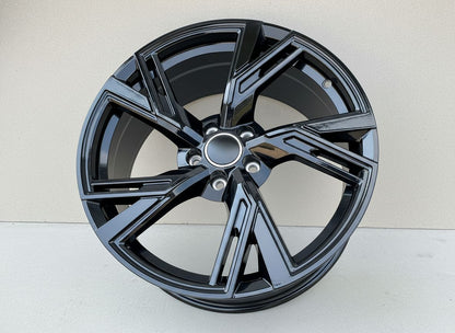 AU9 18X8 5X112 +35 66.6 GLOSS BLACK